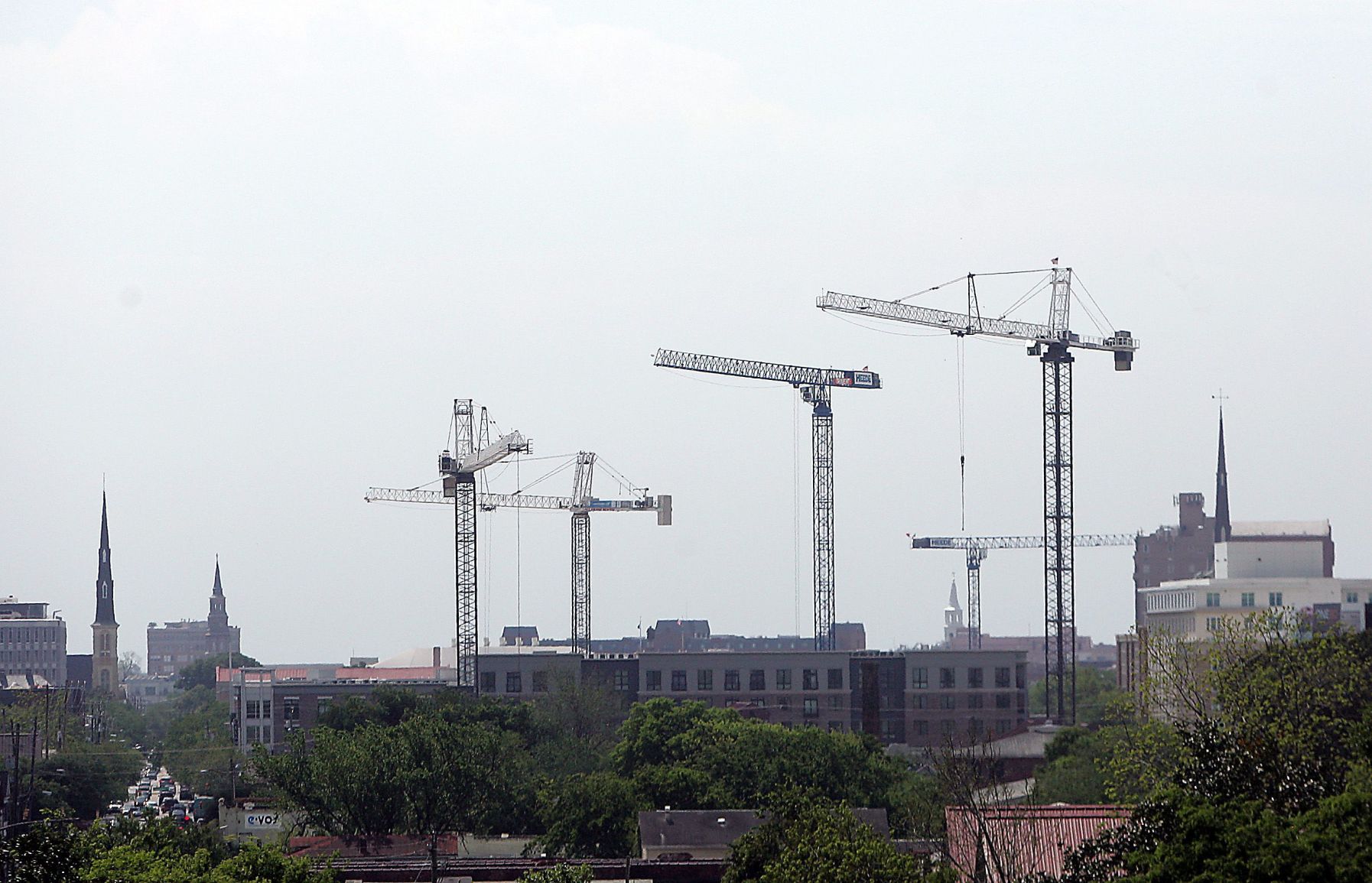 Construction cranes over Charleston (copy)